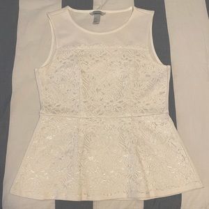 H&M Peplum Lace Top